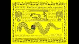 Panchanga Patanam in Tamil  Hevilambi Samvatsaram  Tamil New Year  2017 [upl. by Tailor]