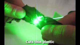 200mW Focusable Green Laser from BudgetGadgets [upl. by Campos]