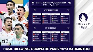 Hasil Drawing Olimpiade Paris 2024 Badminton Wakil Indonesia Masuk Grup Neraka Kecuali Gregoria [upl. by Dareece266]