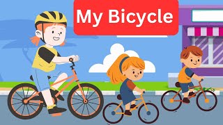 my bicycle  kids song  I Like To Ride My Bicycle  Nursery Rhymes [upl. by Dutchman84]