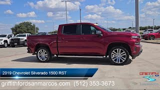 2019 Chevrolet Silverado 1500 RST San Antonio Austin San Marcos New Braunfels Kyle [upl. by Analos]