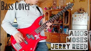 Jerry Reed  Amos Moses bass cover [upl. by Vernen]