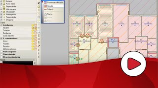 Instalaciones del edificio Climatización Suelo radiante y refrescante [upl. by Gloriane26]