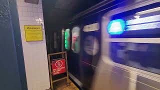 NYC Subway Inwood 207th street bound R211 A train arrive at 42st port authority bus terminal [upl. by Enej751]