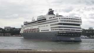 MS Veendam Cruise Ship Quebec City Aug2013 [upl. by Purse]