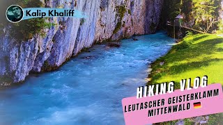 Leutaschklamm 11km easy hike  Mittenwald Bavaria Germany [upl. by Aihsit]