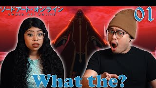 THIS CANT BE REAL Sword Art Online Season 1 Episode 1 Reaction BLIND REACTION [upl. by Aimak706]