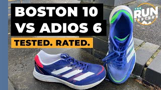 Adidas Adios 6 vs Adidas Boston 10 Which Adidas running shoe should you get [upl. by Atinit]