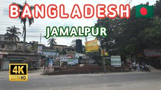 Bangladeshi 4K Walking Tour Mymensingh City 24  Faujdari Mor Medical Rd Jamalpur Walking Tour 24 [upl. by Attelrak]