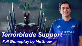 TERRORBLADE SOFT SUPPORT by Matthew  Dota 2 735b Pro Gameplay [upl. by Berthoud]