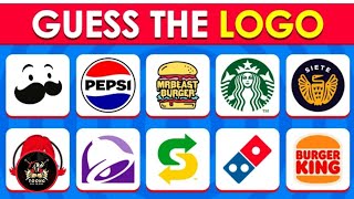 Guess The Logo Food amp Drink Edition  45 Logos Think Youre a Foodie [upl. by Anisirhc]