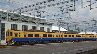 山線台鐵軌道檢查車工檢001成功站入庫 [upl. by Ahsele]