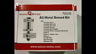 MicroSwiss hotend on a Sunlu S8 [upl. by Beckie]