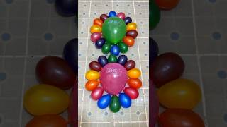 Beautiful Pink Green Happy Birthday Balloons and Mini 28 Rainbows Balloons Pop Reverse ASMR [upl. by Genia]