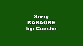 Cueshe Sorry Karaoke [upl. by Coward]