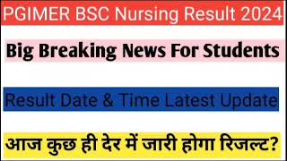 pgimer chandigarh bsc nursing result 2024pgimer bsc nursing result 2024pgimer bsc nursing cut off [upl. by Heddie]