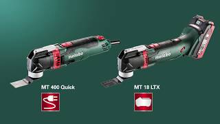 Metabo Multitool MT 400 Quick mit Zubehör  with accessories [upl. by Eugenia]