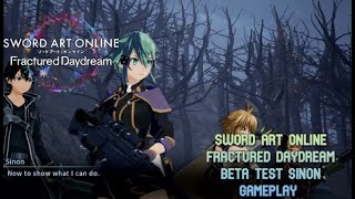 SWORD ART ONLINE FRACTURED DAYDREAM BETA TEST COOP SINON GAMEPLAY saofd swordartonline [upl. by Westbrooke353]