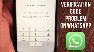 WhatsApp Verification Code Not Received iPhone [upl. by Hum902]