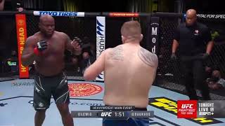 Derrick Lewis Throwing His Favorite Kick [upl. by Novaelc735]