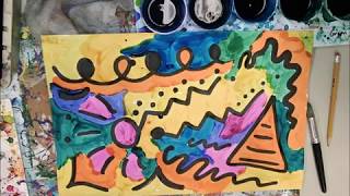 Painting Sounds Inspired by Kandinsky [upl. by Cung403]