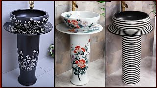 New Latest Pedestal Wash Basin Design Ideas  Exclusive Wash Basin Design English [upl. by Seidule]