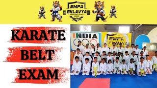 KARATE BELT EXAM🥋🥊🥊 emfa balaghat karate martials kumite kata [upl. by Amlez]