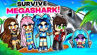 Survive the MEGA SHARK in Roblox [upl. by Boys]