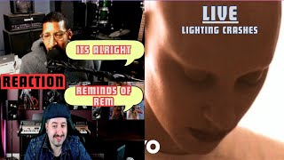 Live  Lightning Crashes Official Music Video REACTION [upl. by Ordnajela595]