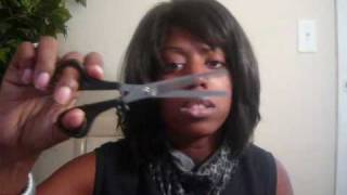 Thinning your full lace wig wwwUPSCALELACEWIGcom [upl. by Rosenbaum]