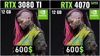 RTX 4070 SUPER VS RTX 3080 TI  20 GAMES TESTED AT 1080P  2K  4K [upl. by Longerich952]