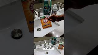 How to Remove Sink Odor with Baking Soda and Vinegar  ZEP Drain Defense to Prevent Odor [upl. by Megargee]