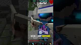 Epic Wither Helmet Encounter in Minecraft 🤯🎮shorts factions funny [upl. by Anelle]