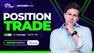 Position Trade com o Felipe Semana de 09 a 13 de Setembro  OS EUA VAÕ ENTRAR EM RECESSÃO E AGR [upl. by Thebault]