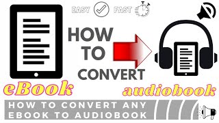 How to convert an ebook to an audiobook with PocketBook Reader [upl. by Ahsinuq]