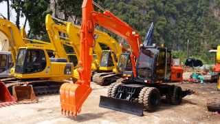 HITACHI EX135W137WM02XX WHELL EXCAVATOR [upl. by Baldwin471]