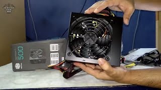 Cooler Master MasterWatt Lite 500Watt Power Supply Review [upl. by Aelhsa627]