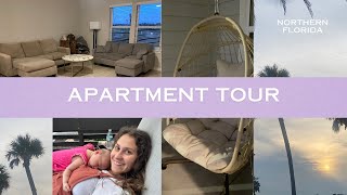 APARTMENT TOUR  my onebedroom 950 sqft apartment in northern florida [upl. by Assirec]