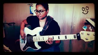 rachelplaysbass  Bass Cover  Nandri Bali Peedam  Tamil Worship Song [upl. by Eciened]