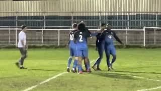 ⚽️ Redbridge FC🔵2 v Stansted FC⚪️1  Essex Senior EC QF Thu 23Mar23 GOALS [upl. by Aisetra]