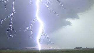 EXTREME Close Lightning in HD compilation Loud thunder [upl. by Attinahs674]