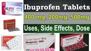 ibuprofen tablets ip 400 mg 200 mg uses  ibuprofen and paracetamol  Uses Side effects Dosage [upl. by Akenahs]