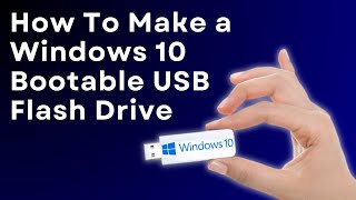 How To Make A Windows 10 Bootable USB For FREE [upl. by Eyla]