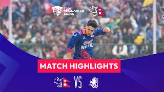 Nepal vs Netherlands  Match Highlights [upl. by Schweitzer]