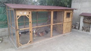 como hacer un gallinero wooden chicken coop [upl. by Ennahgiel]