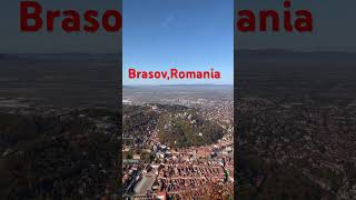 Brasov Hill offers great views of the city’s belowBrasov Romania😊 [upl. by Georges]