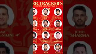 RCB STRONGEST PLAYING 11💪💀 rcbfans rcb gujarattitans mumbai gujarat [upl. by Annairb]