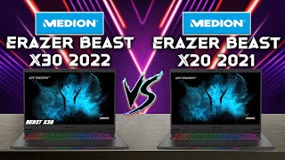 The Medion Erazer Beast X30 vs Medion Beast Erazer X20  Bit by Bit Comparison [upl. by Raasch417]