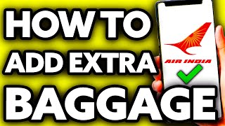 How To Add Extra Baggage in Air India EASY [upl. by Paik]