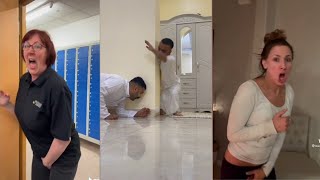 SCARE CAM Priceless Reactions😂119  Impossible Not To Laugh🤣🤣TikTok Honors [upl. by Llenod]